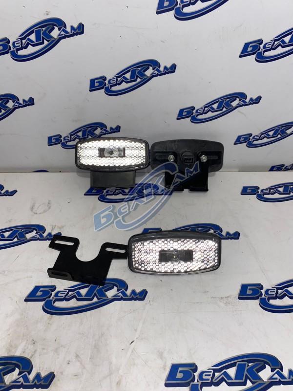 Фонарь габаритный бок. ГФ 1-15К (белый) с/д (50мм) -