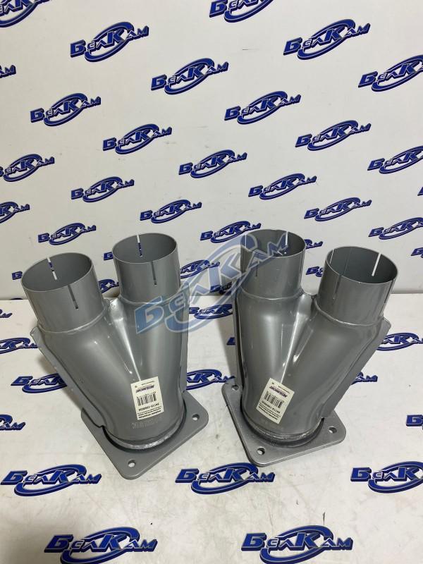 Тройник глушителя (загнутый) (перекл. газов) 54115/6520-1203035