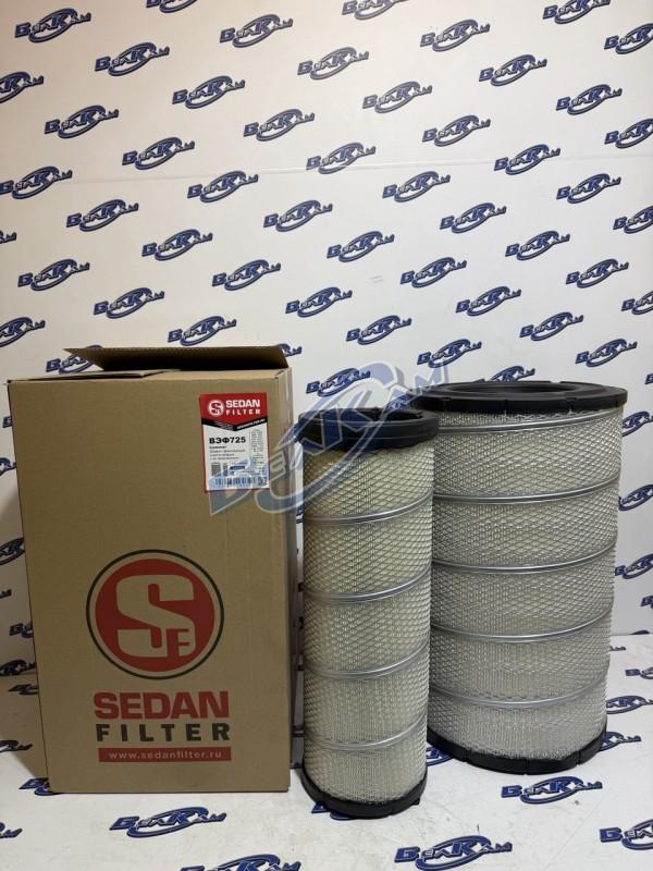 Элемент воздушного фильтра ЕВРО-3 725 КАМА3 5460 СЕДАН 725.1109560-10 Элемент воздушного фильтра ЕВРО-3 725 КАМА3 5460 СЕДАН 725.1109560-10